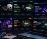 Player using a smartphone to access crypto poker sites from home