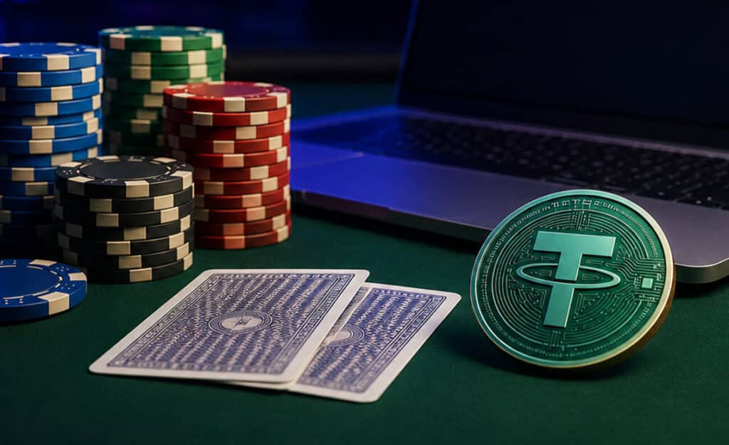where can I play poker online with USDT