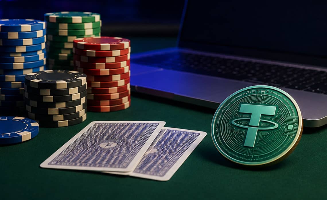 where can I play poker online with USDT