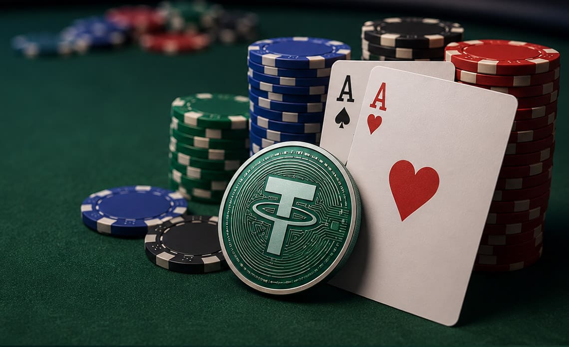 where can I play poker online with USDT